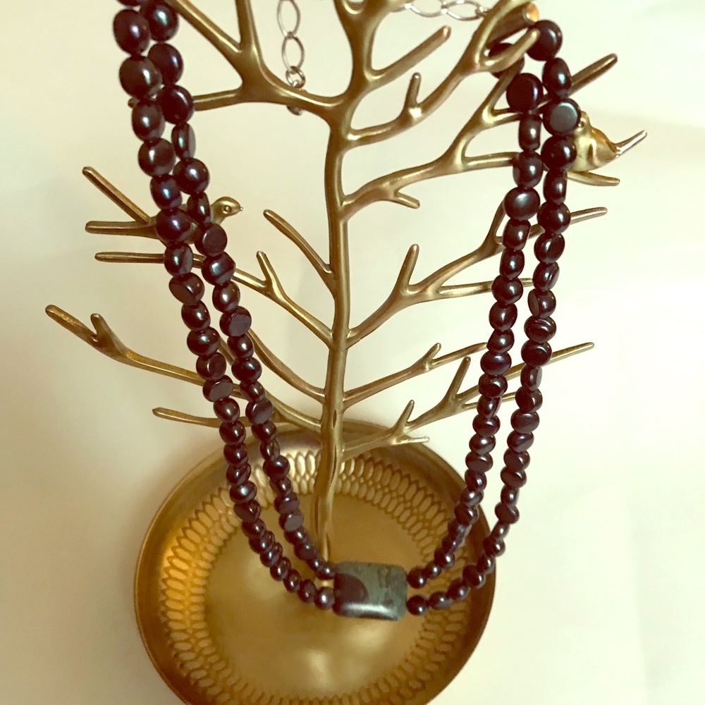 Black Stone Necklace